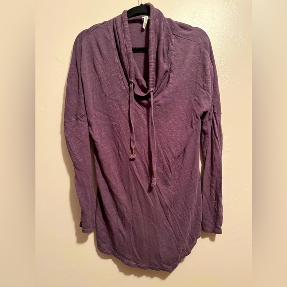 XCVI Lightweight Drawstring Cowl Neck Sweater - Picture 1 of 9